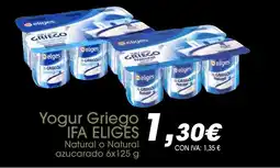 Cash Ifa IFA ELIGES Yogur Griego oferta