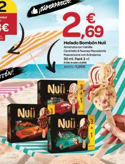 Supermercados El Jamón NUII Helado Bombón oferta