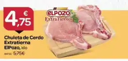 Supermercados El Jamón ELPOZO Chuleta de Cerdo Extratierna oferta