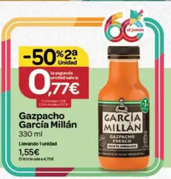 Supermercados El Jamón GARCÍA MILLAN Gazpacho oferta