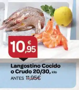 Supermercados El Jamón Langostino Cocido o Crudo 20/30 oferta