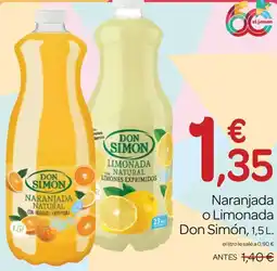 Supermercados El Jamón DON SIMÓN Naranjada o Limonada oferta
