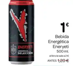 Supermercados El Jamón ENERYETI Bebida Energética oferta