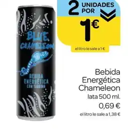 Supermercados El Jamón CHAMELEON Bebida Energética oferta