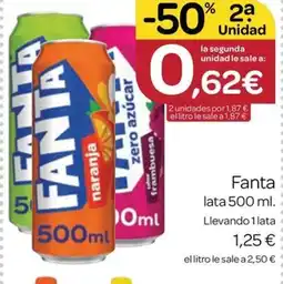 Supermercados El Jamón FANTA oferta