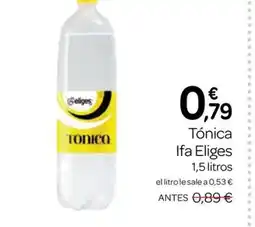 Supermercados El Jamón IFA ELIGES Tónica oferta