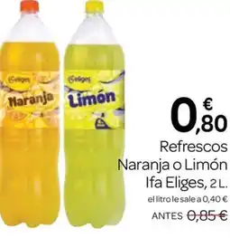 Supermercados El Jamón IFA ELIGES Refrescos Naranja Limón oferta