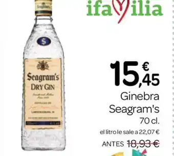 Supermercados El Jamón SEAGRAM'S Ginebra oferta