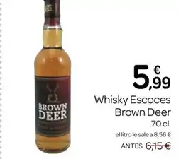 Supermercados El Jamón BROWN DEER Whisky Escoces oferta