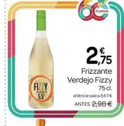 Supermercados El Jamón FIZZY Frizzante Verdejo oferta