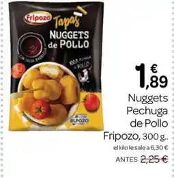 Supermercados El Jamón FRIPOZO Nuggets Pechuga de Pollo oferta