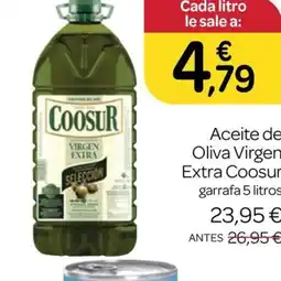 Supermercados El Jamón COOSUR Aceite de Oliva Virgen Extra oferta