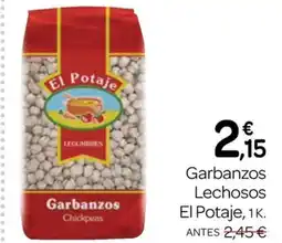 Supermercados El Jamón EL POTAJE Garbanzos Lechosos oferta