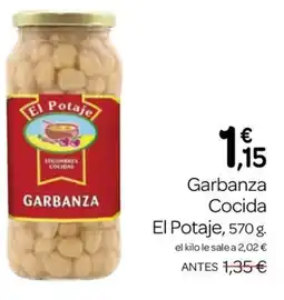 Supermercados El Jamón EL POTAJE Garbanza Cocida oferta