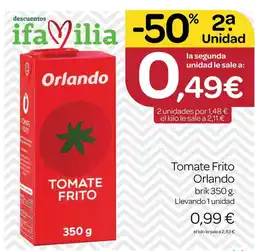 Supermercados El Jamón ORLANDO Tomate Frito oferta