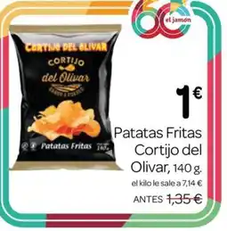 Supermercados El Jamón Patatas Fritas Cortijo del Olivar oferta