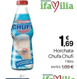 Supermercados El Jamón CHUFA CHUFI Horchata oferta