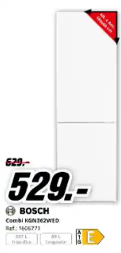 MediaMarkt BOSCH Combi KGN36ZWED oferta