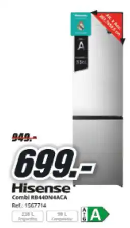 MediaMarkt HISENSE Combi RB440N4ACA oferta