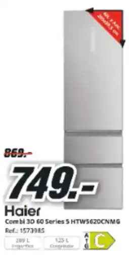 MediaMarkt HAIER Combi 3D 60 Series 5 HTW5620CNMG oferta
