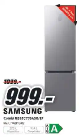 MediaMarkt SAMSUNG Combi RB38C776ASR/EF oferta