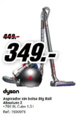 MediaMarkt DYSON Aspirador sin bolsa Big Ball Absolute 2 oferta