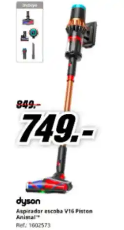 MediaMarkt DYSON Aspirador escoba V16 Piston oferta