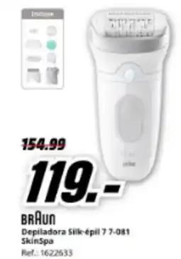 MediaMarkt BRAUN Depiladora Silk-épil 77-081 SkinSpa oferta