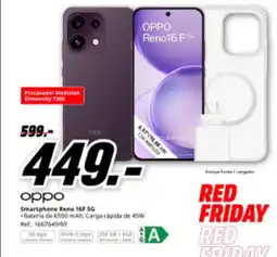 MediaMarkt OPPO Smartphone Reno 16F 5G oferta