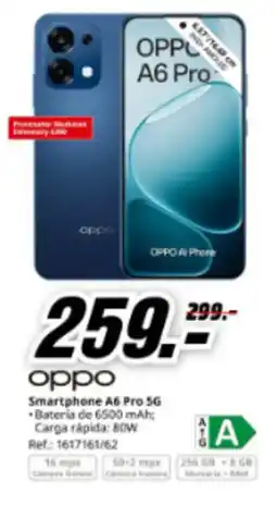 MediaMarkt OPPO Smartphone A6 Pro 5G oferta