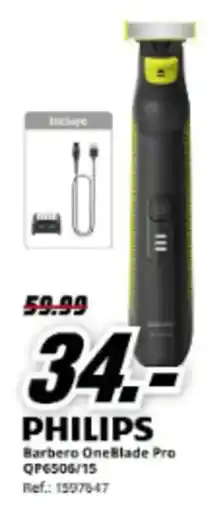 MediaMarkt PHILIPS Barbero OneBlade Pro QP6506/15 oferta