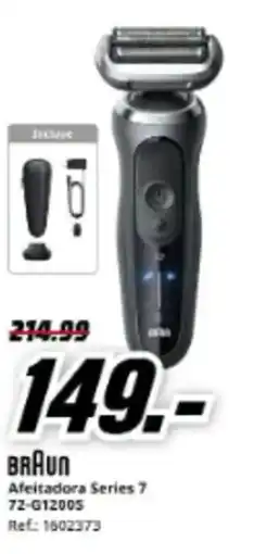 MediaMarkt BRAUN Afeitadora Series 7 72-G12005 oferta