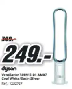 MediaMarkt DYSON Ventilador 300912-01 AM07 Cool White/Satin Silver oferta
