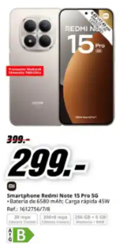 MediaMarkt Smartphone Redmi Note 15 Pro 56 oferta