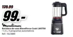 MediaMarkt MOULINEX Batidora de vaso Blendforce Cook LM5758 oferta