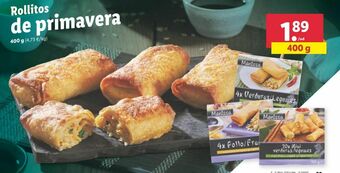 Lidl Rollitos de primavera oferta
