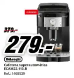 MediaMarkt DELONGHI Cafetera superautomática ECAM22.113.B oferta