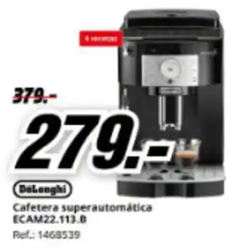 MediaMarkt DELONGHI Cafetera superautomática ECAM22.113.B oferta