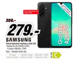 MediaMarkt SAMSUNG Smartphone Galaxy A26 5G oferta