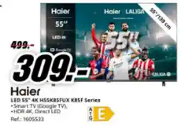 MediaMarkt HAIER Led 55" 4k h55k85fux kbsf series oferta