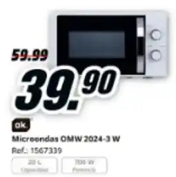 MediaMarkt OK Microondas OMW 2024-3 W oferta