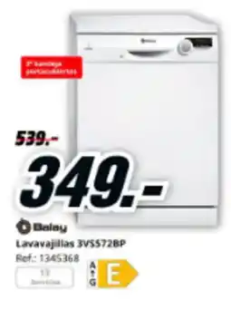 MediaMarkt BALAY Lavavajillas 3VS572BP oferta