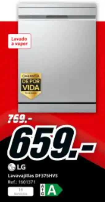 MediaMarkt LG Lavavajillas DF375HVS oferta