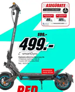 MediaMarkt Patinete eléctrico Rockway GL oferta