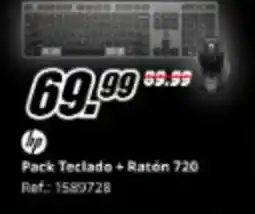 MediaMarkt Pack Teclado + Raton 720 oferta