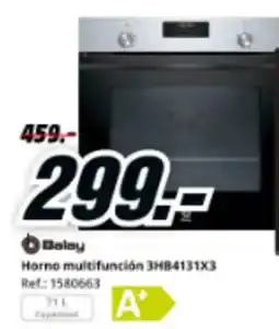 MediaMarkt BALAY Horno multifunción 3HB4131X3 oferta
