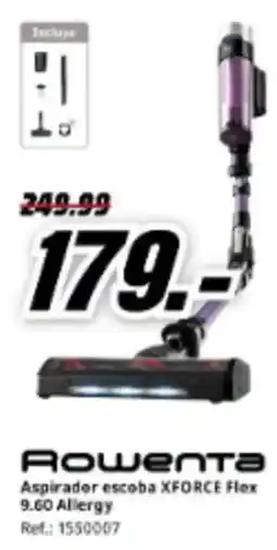 MediaMarkt ROWENTA Aspirador escoba XFORCE Flex 9.60 Allergy oferta