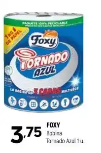 Foxy - bobina tornado azul