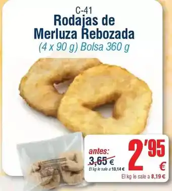 Abordo Rodajas de merluza rebozada oferta