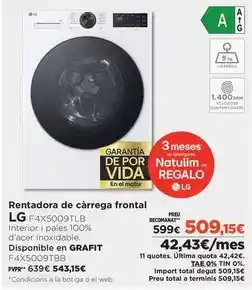 El Corte Inglés Lg - rentadora de carregador frontal oferta